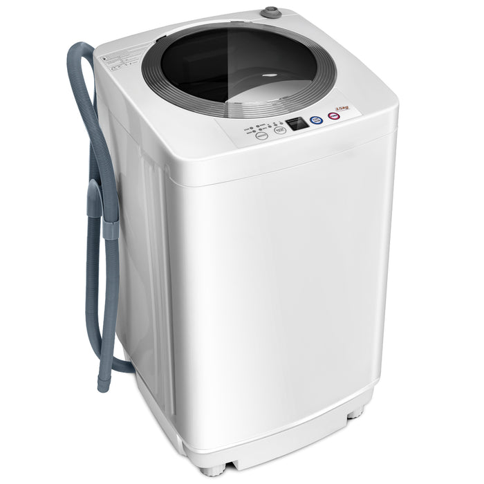 Full-Automatic Portable Washer - 6 Programs, 3 Water Levels, and Portable Design - Ideal for Small Spaces and Travelers