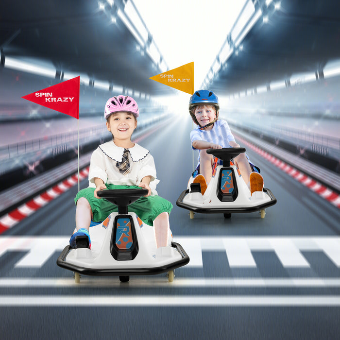 Electric Drifting Go Kart - Kid's Kart with 360° Spin, Wireless Connection, and USB Enabled - Perfect for Kids, Solves the Problem of Boring Playtimes