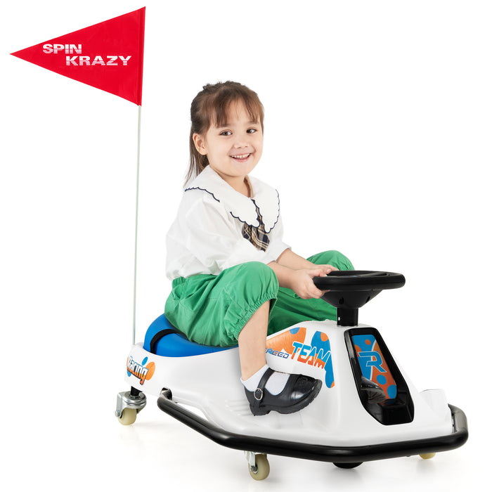 Electric Drifting Go Kart - Kid's Kart with 360° Spin, Wireless Connection, and USB Enabled - Perfect for Kids, Solves the Problem of Boring Playtimes