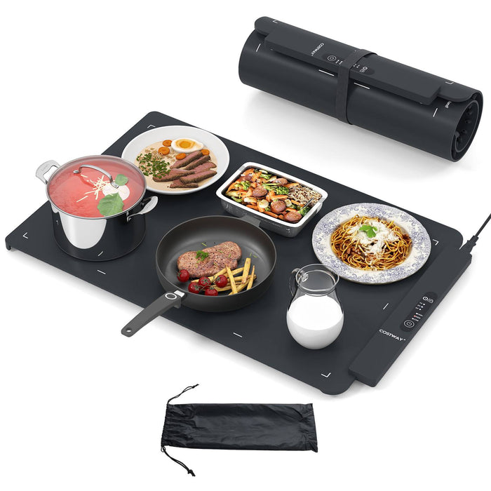 Electric Silicone Food Warming Mat with Fast Full Surface Heating-