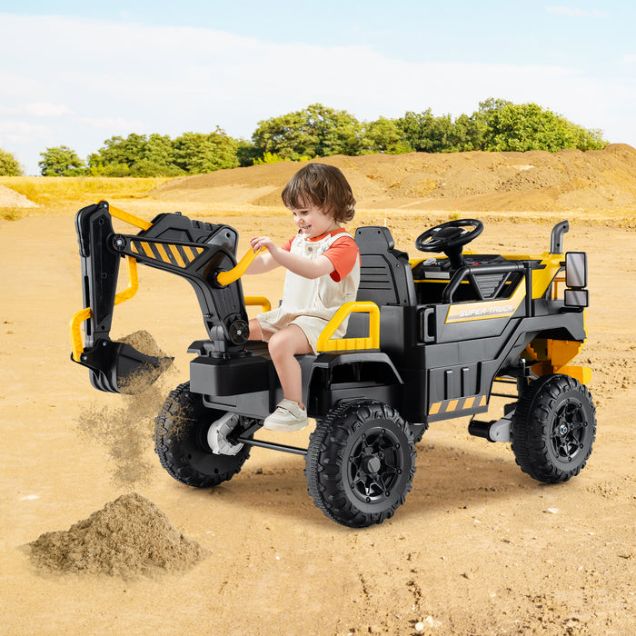 4WD Electric Truck Construction Vehicle with Remote Control-