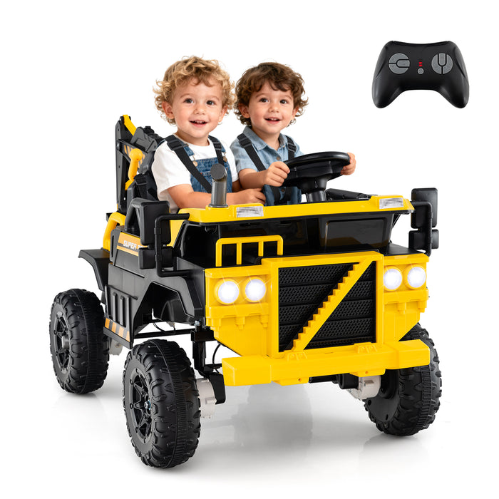 4WD Electric Truck Construction Vehicle with Remote Control-