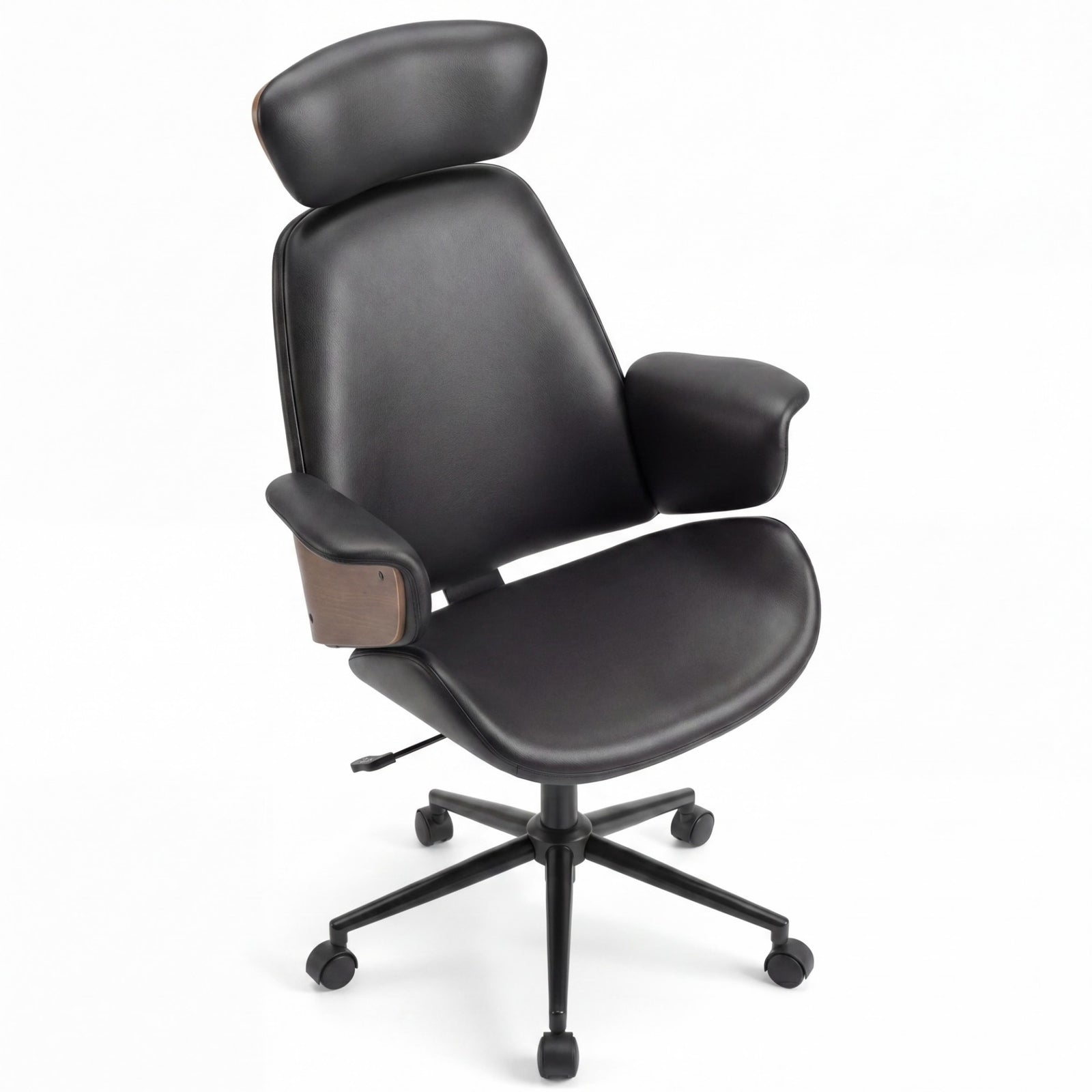Ergonomic Office Chair with Headrest & Adjustable Height for Home Office-