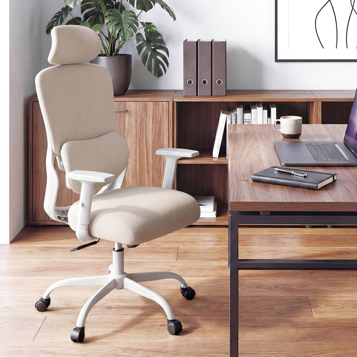 Ergonomic Office Chair with Headrest High Back Desk Chair-
