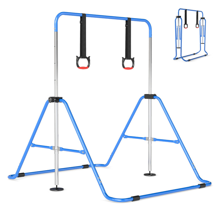 Expandable Gymnastic Bar for Kids 4-Level Height Adjustable Gymnastic Bar-