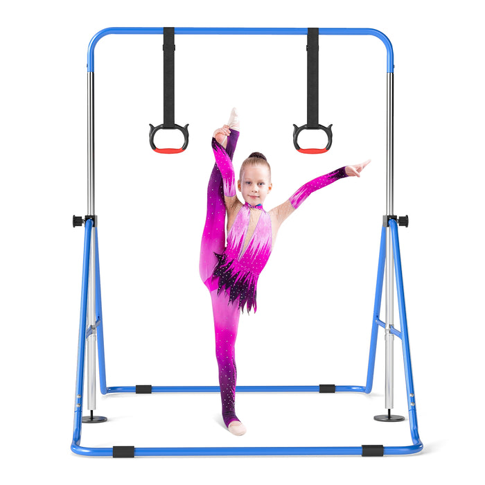 Expandable Gymnastic Bar for Kids 4-Level Height Adjustable Gymnastic Bar-