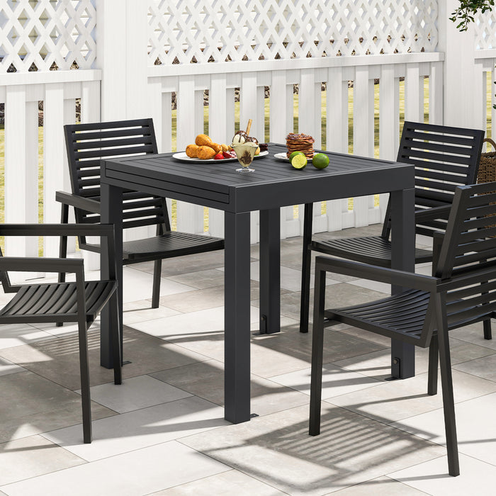 Expandable Patio Dining Table for 4-6 People-