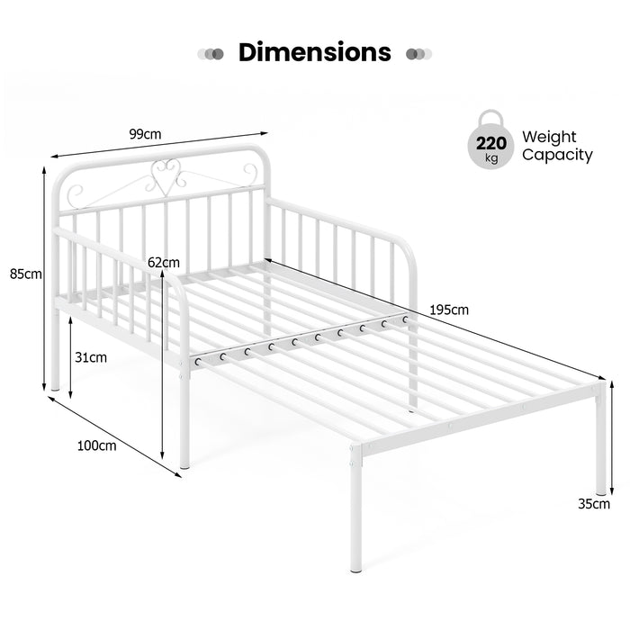 Extendable Daybed to Single Size Bed with Trundle for Adults and Guests-