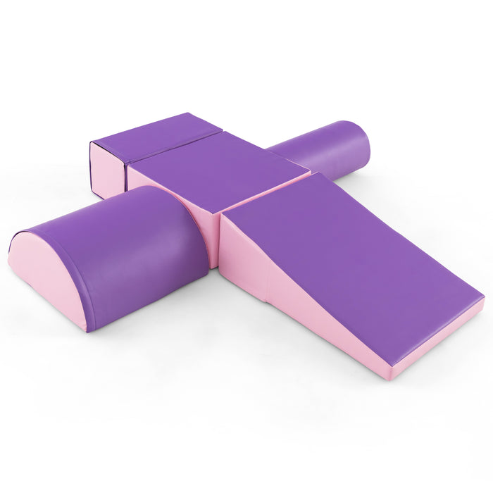 5-Piece Activity Playset - Soft Waterproof Kids Climb and Crawl Toy Set - Ideal for Active Play, Indoor Use