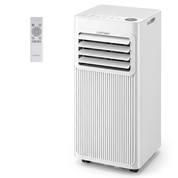 9000 BTU Portable Air Conditioner with Sleep Mode and 24H Timer-