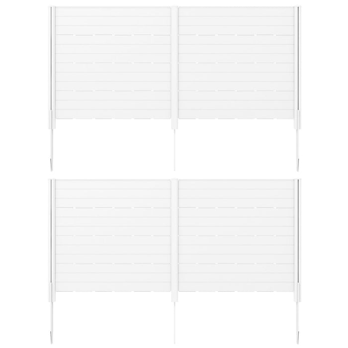 Outdoor Privacy Fence Screen with 5 Ground Stakes for Garden Yard Patio-