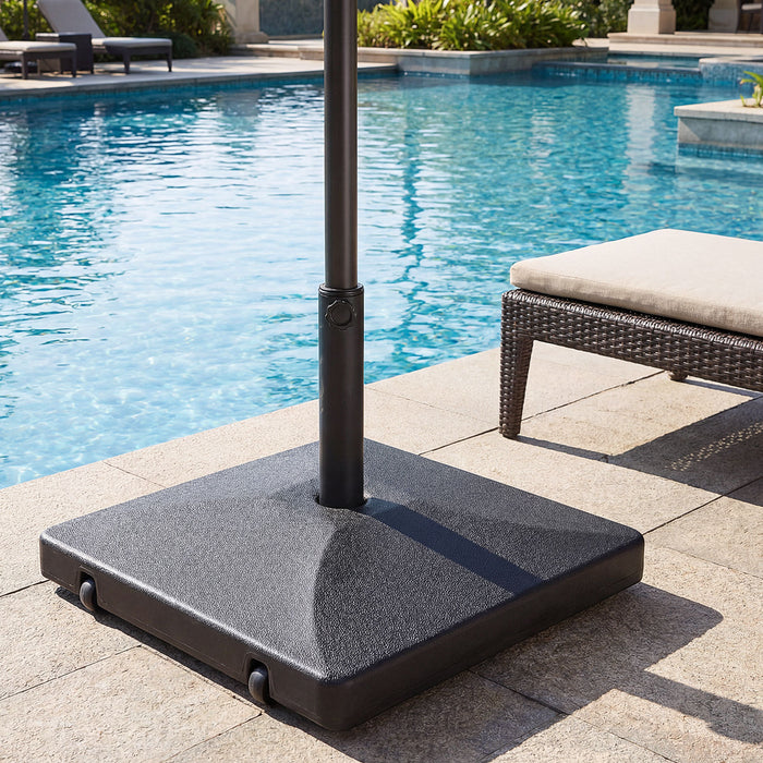 Fillable Umbrella Base 40 kg Heavy Duty with 2 Wheels-