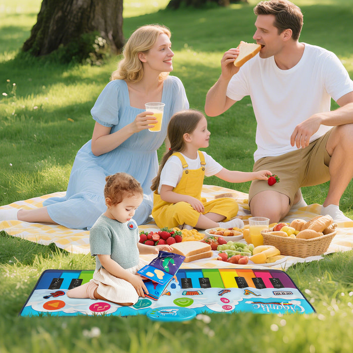 Floor Piano Dance Mat  with 8 Instrument Sounds and Built-in Music-