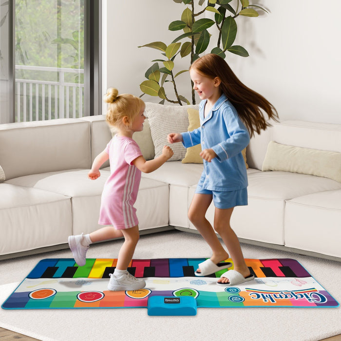 Floor Piano Dance Mat  with 8 Instrument Sounds and Built-in Music-