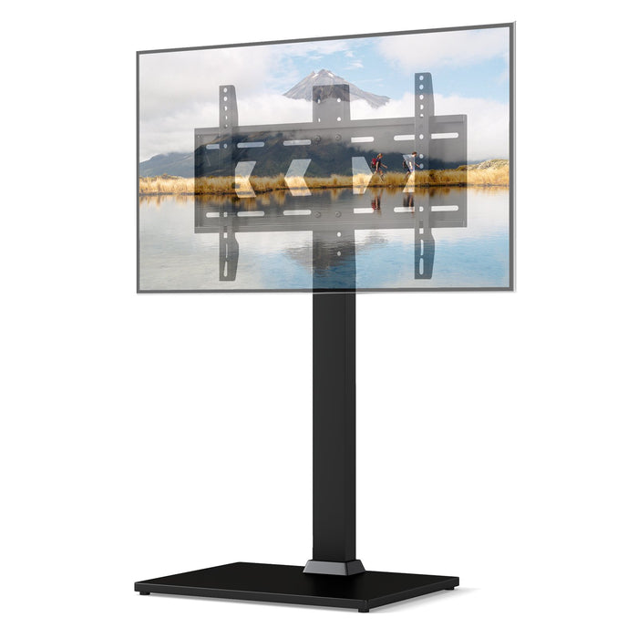Height Adjustable Floor TV Stand with AV Shelf for 32-