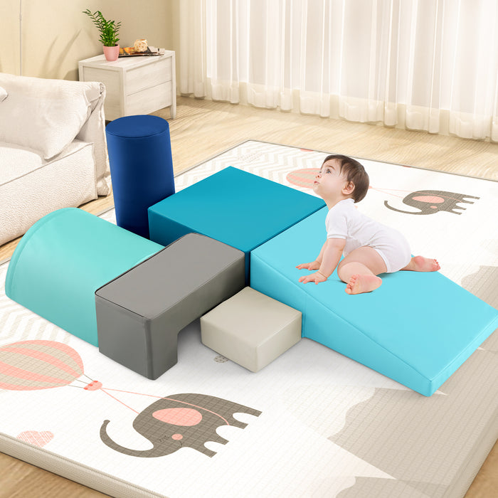 Foam Climbing Blocks (PU Covered) - Engaging Toy for Toddlers, Encourages Physical Activity - Perfect For Ages 1-3