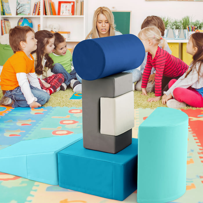 Foam Climbing Blocks (PU Covered) - Engaging Toy for Toddlers, Encourages Physical Activity - Perfect For Ages 1-3