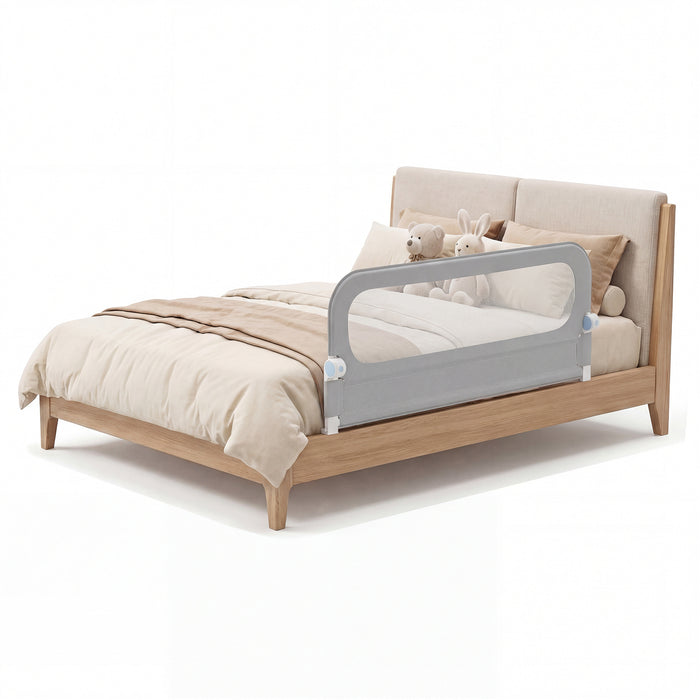 Foldable Bed Rail for Toddlers 120 Long with Removable Cover-