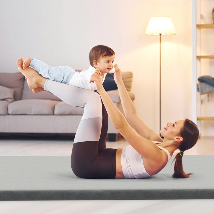 Foldable Camping Mattress Outdoor Sleeping Mat with High Density Foam-