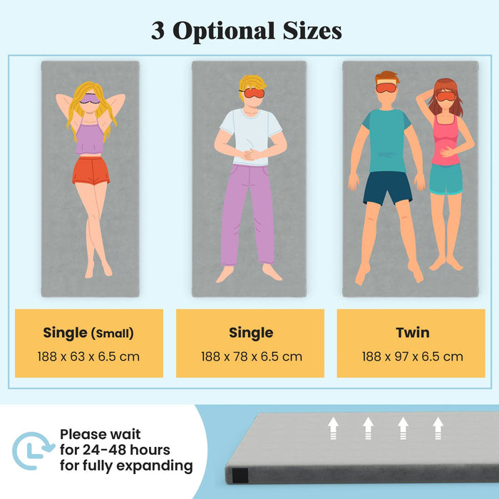 Foldable Camping Mattress Outdoor Sleeping Mat with High Density Foam-