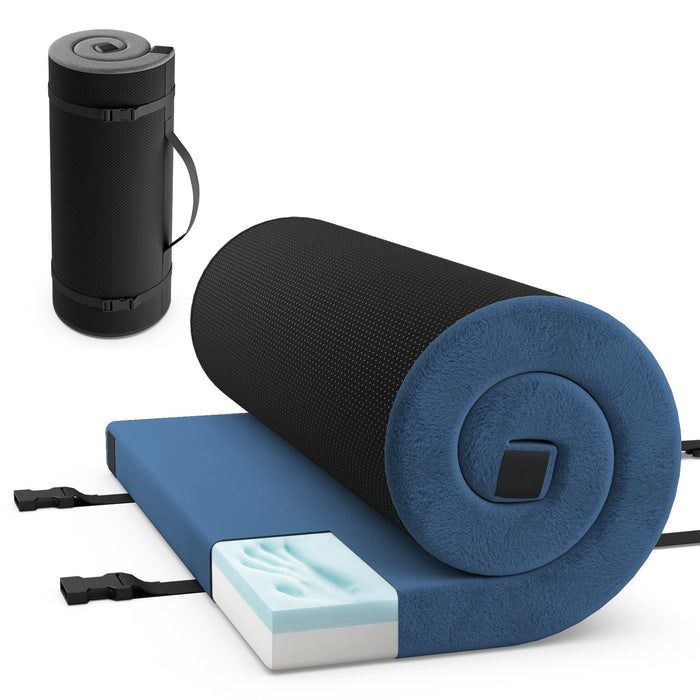 Foldable Camping Mattress Outdoor Sleeping Mat with High Density Foam-