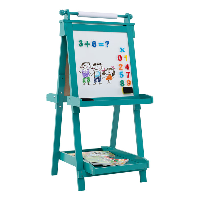 3-in-1 Double-sided Art Easel Foldable Easel for Kids-Pink