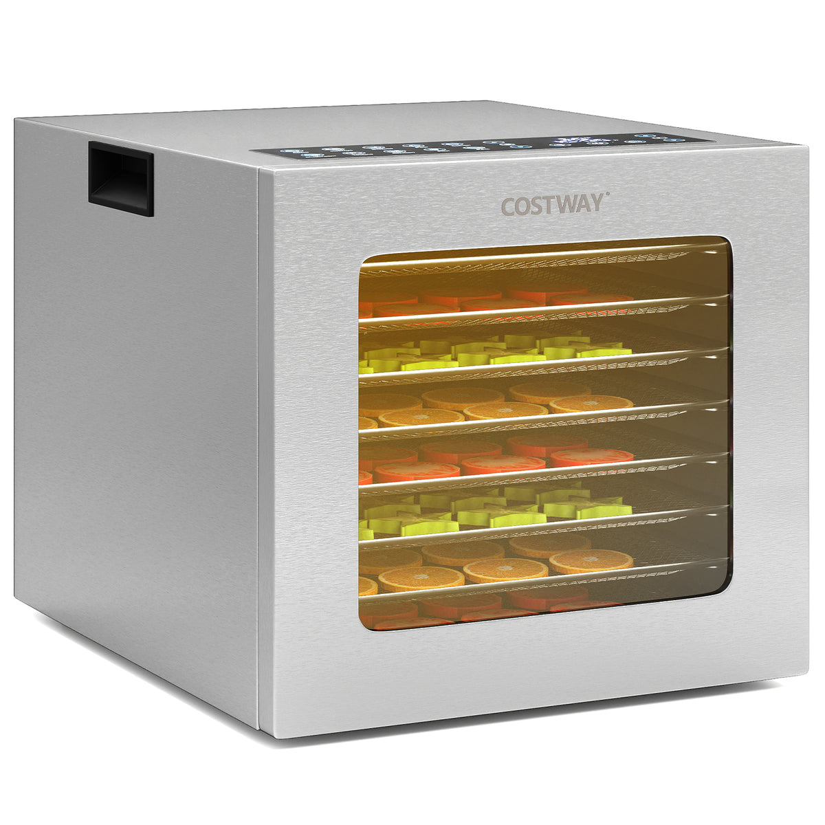 Food Dehydrator Machine with 8 Stainless Steel Trays-
