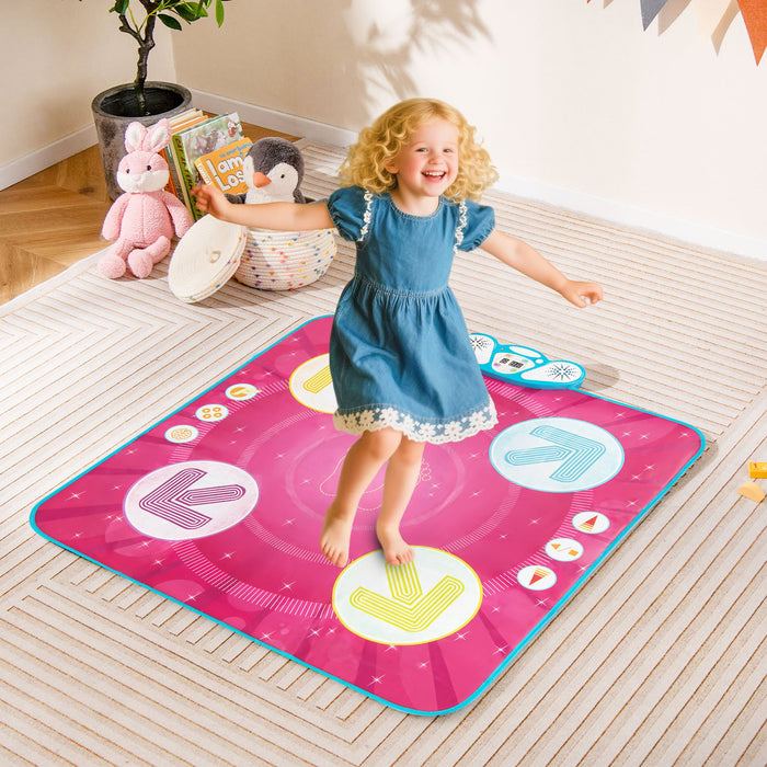 Fun Dance Mat with 8 Background Music and Adjustable Volume for Kids