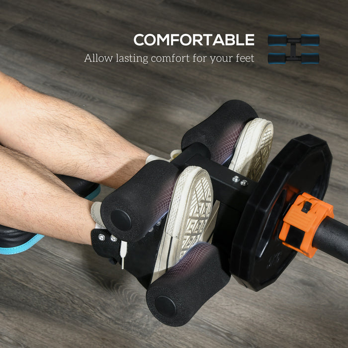Tibialis Trainer Tib Bar - Calf, Shin and Ankle Strengthening Equipment Compatible with 5cm/2" Weight Plates - Ideal for Athletes and Rehabilitation