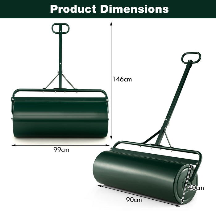 113L Metal Garden Lawn Roller-