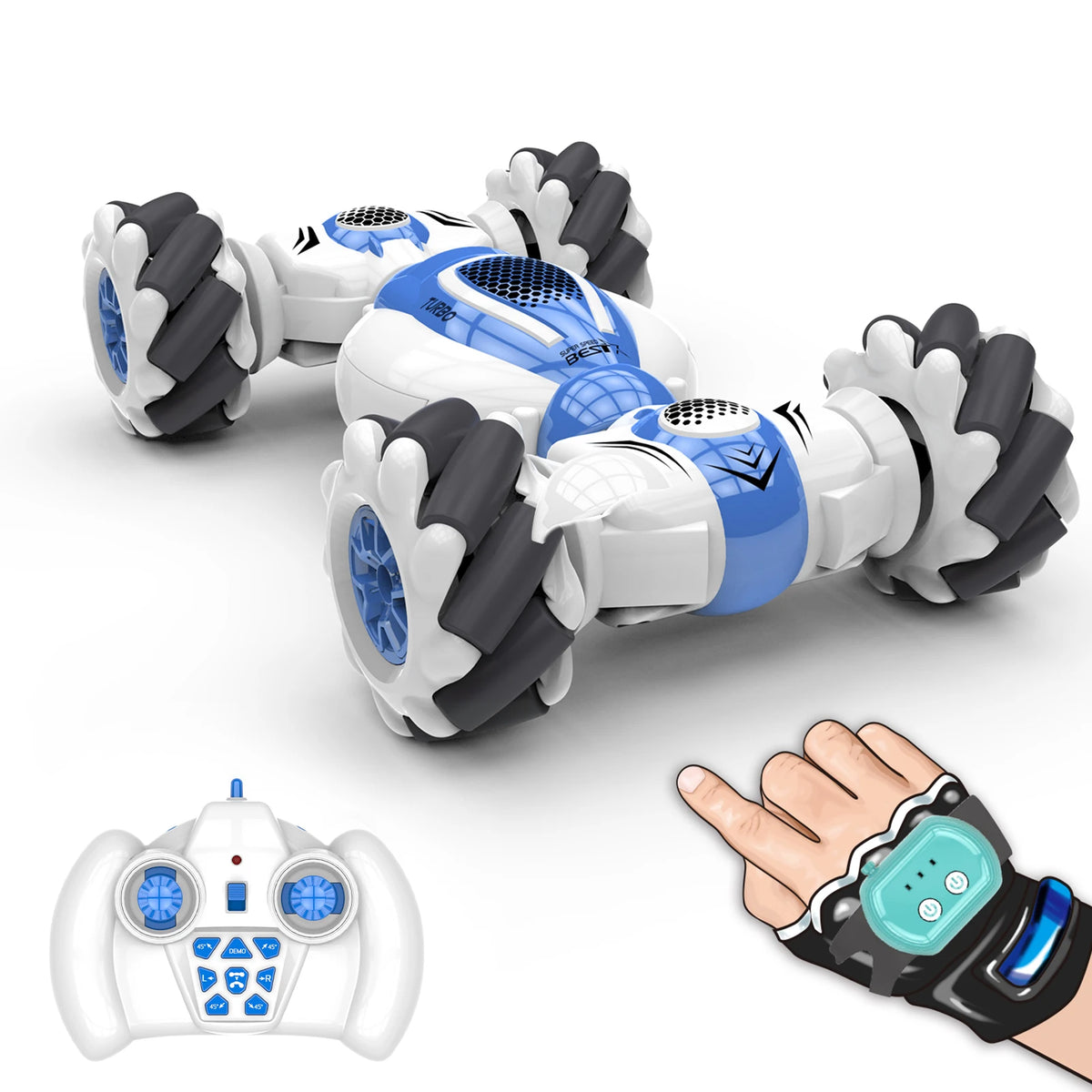 S-012 RC - Gesture Sensor Deformable Stunt Car with Off-Road Capabilities - Perfect Electric Toy Vehicle Gift for Kids