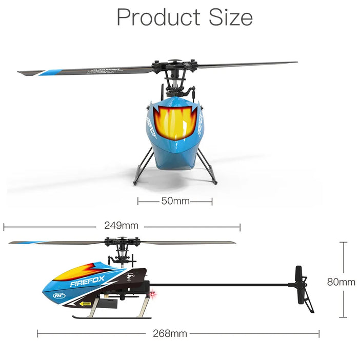 E129 C129 - Beginner's 4 Channel 2.4G RTF Automatic Stable RC Helicopter with Single Propeller, No Aileron - Durable with Long Flight Time.