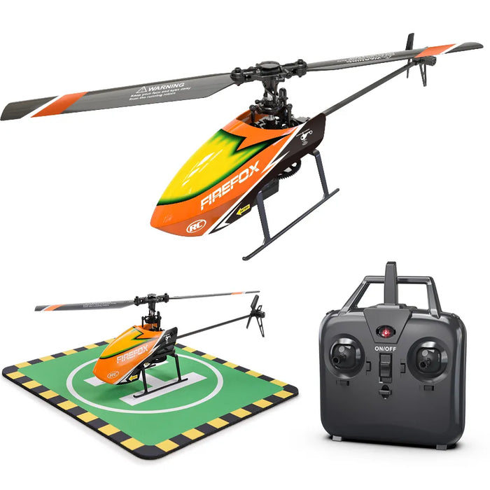 E129 C129 - Beginner's 4 Channel 2.4G RTF Automatic Stable RC Helicopter with Single Propeller, No Aileron - Durable with Long Flight Time.