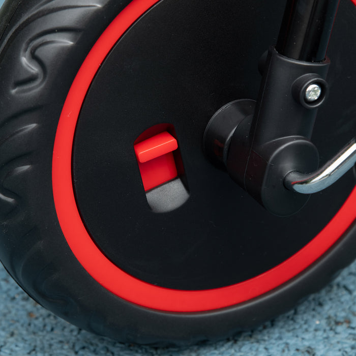 Adjustable Kids' Trike for Ages 2-5 - Red Tricycle with Pedal & Baskets - Perfect Grow-with-Me Ride for Toddlers