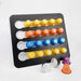 Rotating Coffee Capsule Tower – Aluminium Pod Holder for 24 or 40 Nespresso Original Capsules