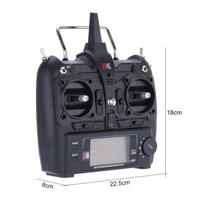 High Quality RC Helicopter XK Transmitter Compatible X6 Remote Controller for WL  K100 K110 K123 K124  RC Helicopter Parts