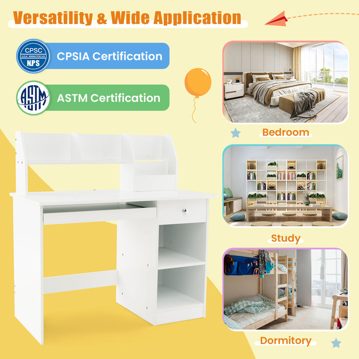 Wooden Study Desk for Kids and Teens-