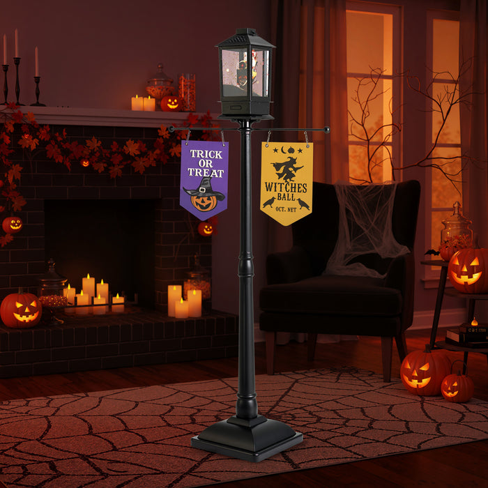 156 CM Halloween Lamp Post Sound-Activated Halloween Street Lamp-