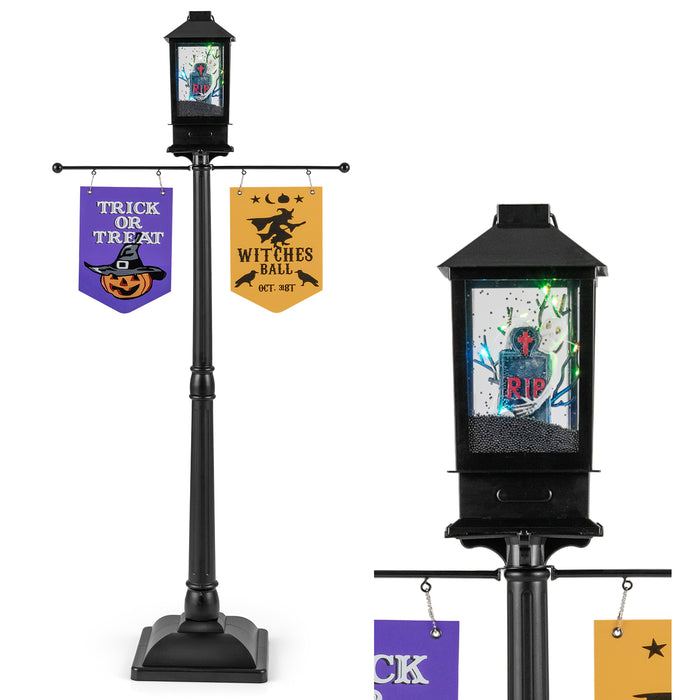 156 CM Halloween Lamp Post Sound-Activated Halloween Street Lamp-