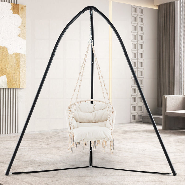 Hanging Chair Stand with Hanging Chain for Lounger Saucer-