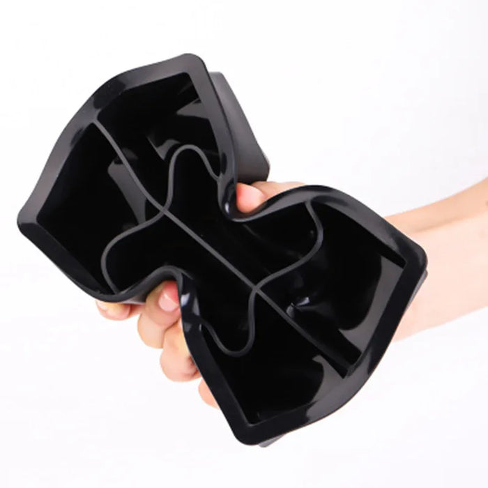 Food Grade Silicone Big Ice Tray Mould for Giant Jumbo Large DIY Ice Cubes - Perfect for Homemade Ice Makers and Beverage Cooling