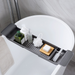 Extendable Bathtub Shelf Tray — Shower Caddy, Book & Towel Holder