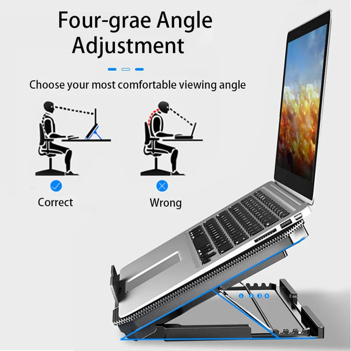 Large Cooling Pad for 12-16 inch Laptops — Dual Fans, USB, Adjustable Speed, Quiet