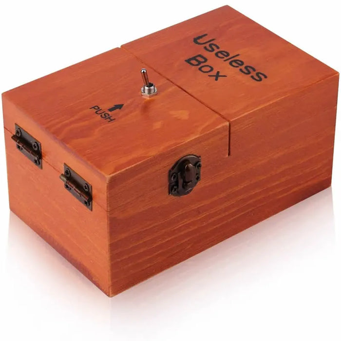 Useless Boring Box - Novelty Gift - Gag Gift, Anti-stress, Prank, Cool, Interesting Stuff - Desk Gadget