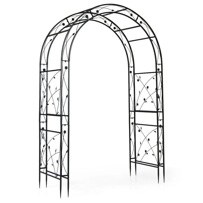 Heavy Duty Metal Arbor Trellis for Climbing Plants and Wedding Decoration