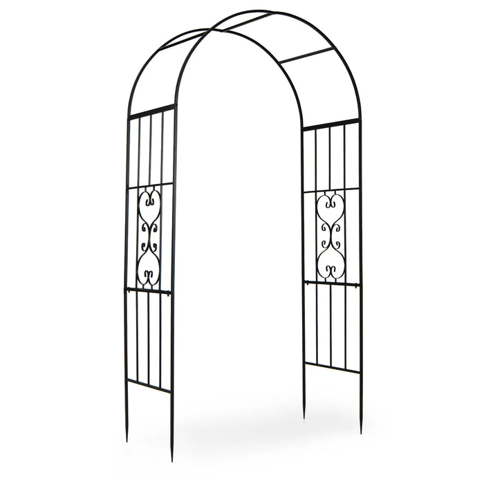 Heavy Duty Metal Garden Arch with Arched Top for Climbing Plants