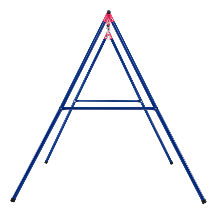 Heavy Duty Steel Swing Frame 1.8M Large A-Frame Swing Stand with Ground Stakes-Yellow