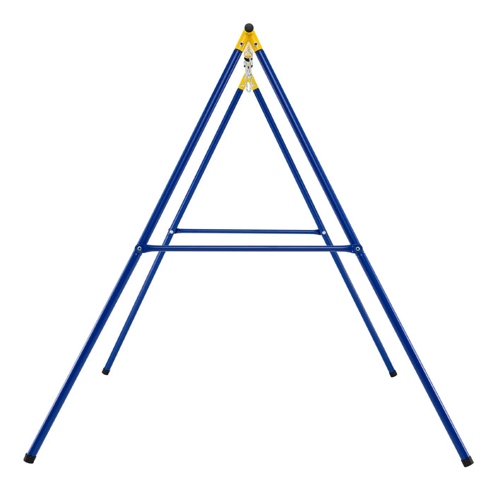 Heavy Duty Steel Swing Frame 1.8M Large A-Frame Swing Stand with Ground Stakes-Yellow