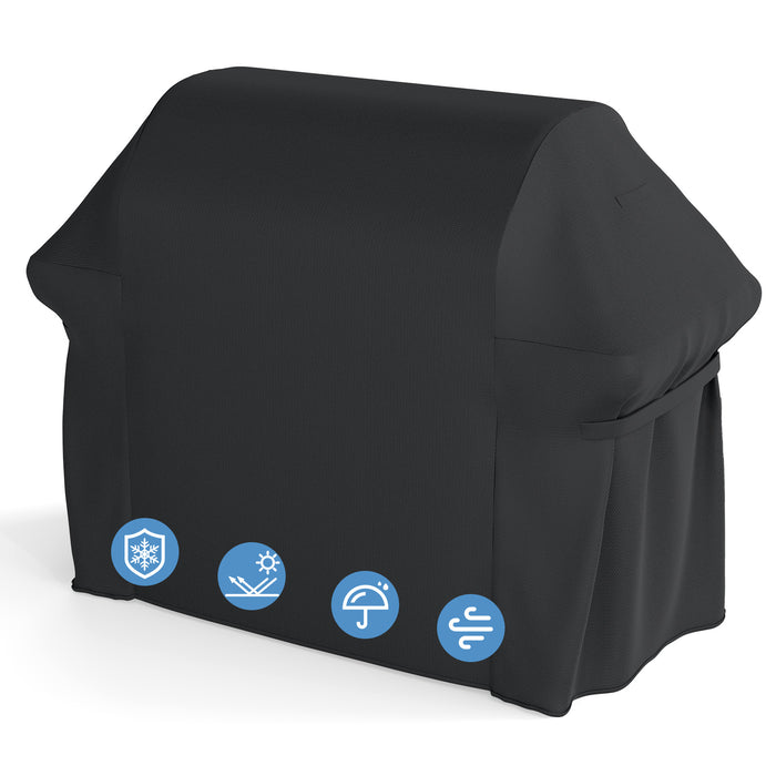 Heavy Duty Waterproof Grill Cover  with Dual Handles-