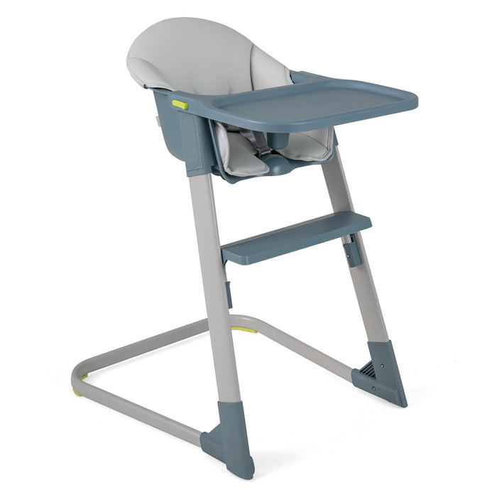 High Chair with Detachable Tray and Waterproof Cushion for 6-36 Months-